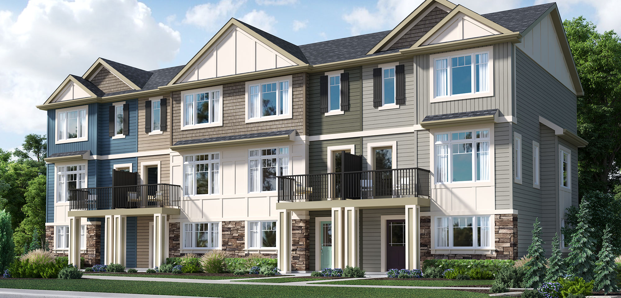 New Townhomes for Sale in Southwest Edmonton Landmark Homes Twin Brooks